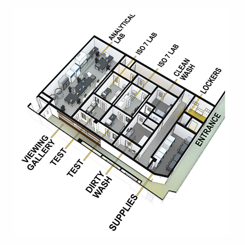 floor plan of marcus lab